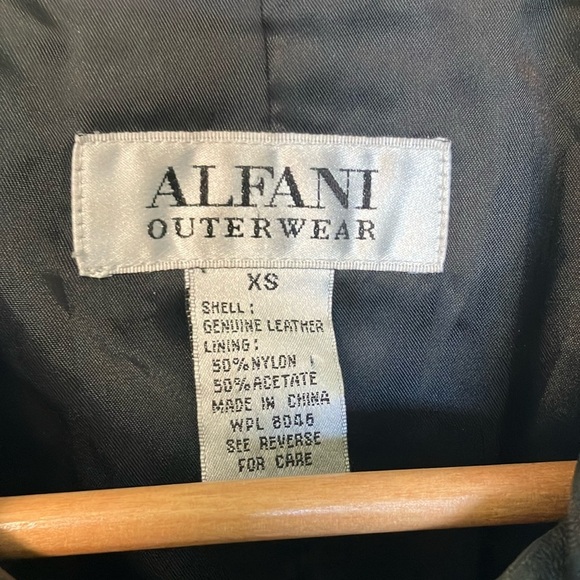 Alfani Black Buttery soft Leather Jacket - Picture 2 of 6